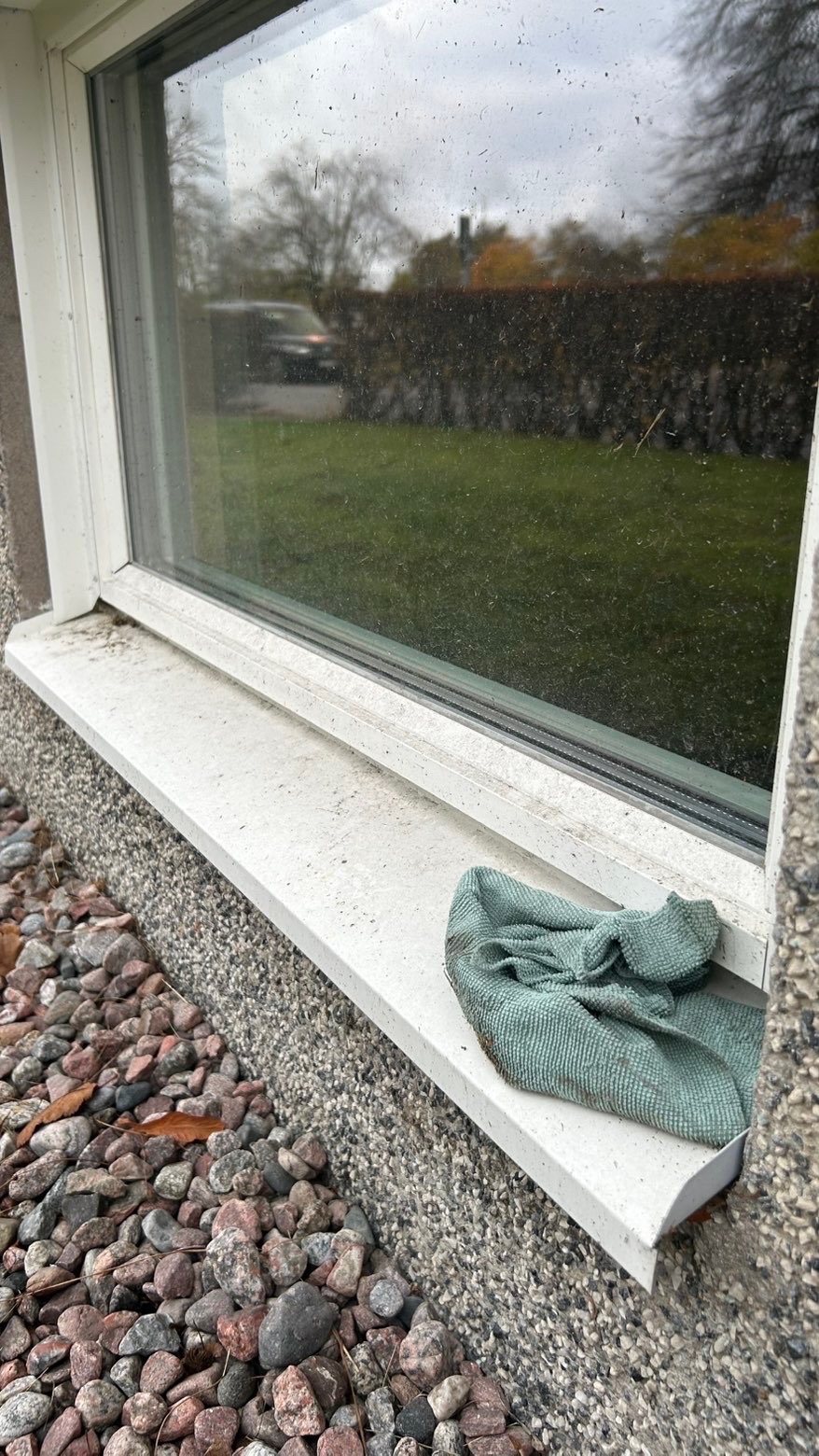 Villafönster, Uppsala – före fönsterputs